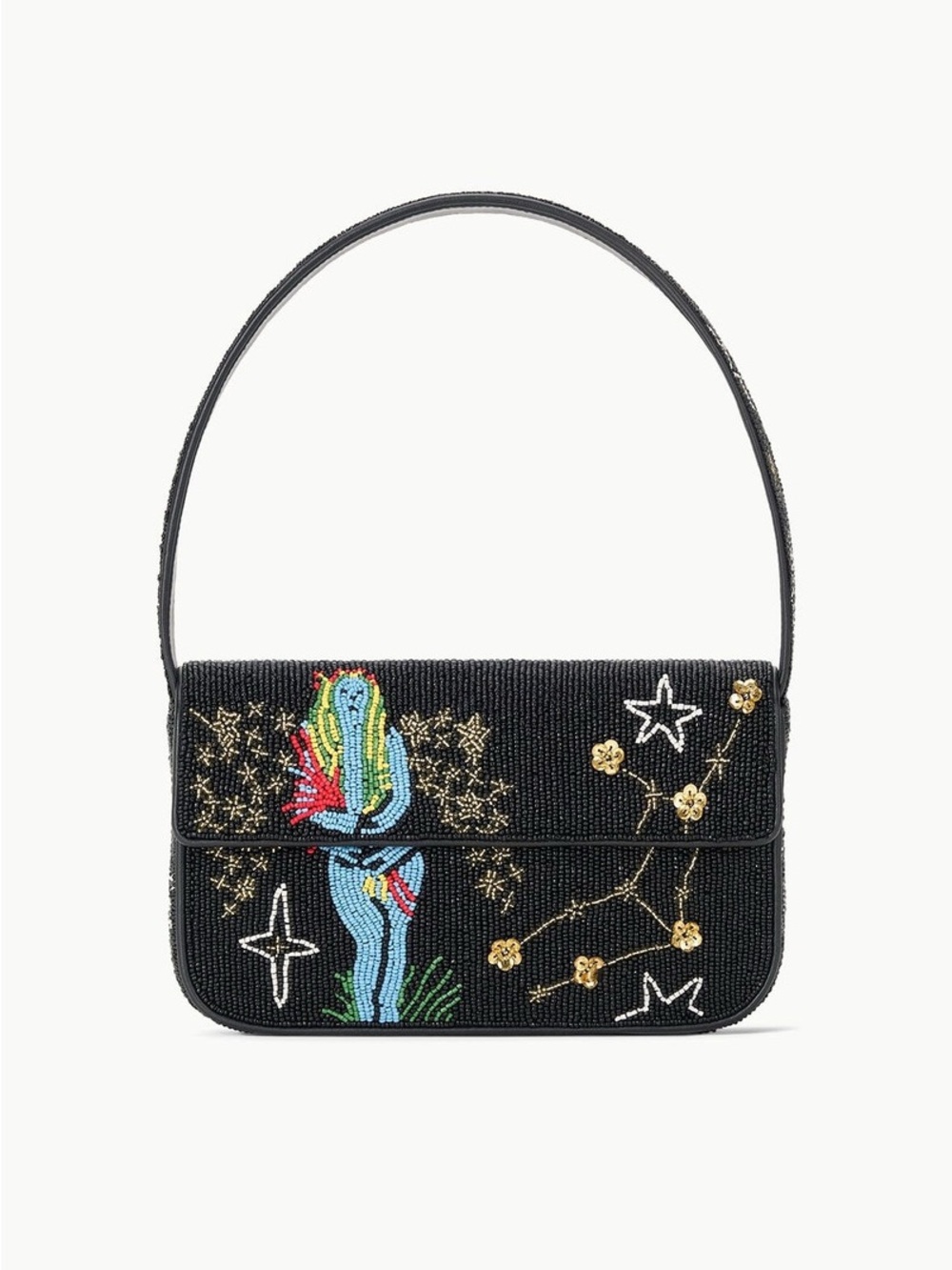 STAUD Tommy Beaded Bag | Virgo